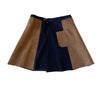 Suede Wrap Skirt