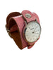 Contrast stitch/ lizard cuff watch (sale)