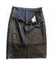 Fringe leather skirt ♻️