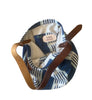 B52 Two buckle bucket in canvas & indigo