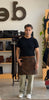 Apron, half with large pocket