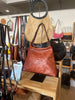 B55♻️ braided handle shoulder bag