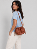 B02 drawstring  crossbody clutch