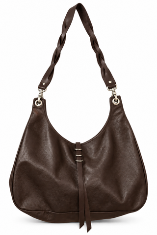 B25 BRAIDED STRAP SHOULDER BAG
