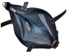 Denim zip tote