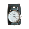 Contrast stitch cuff watch