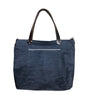 Denim zip tote